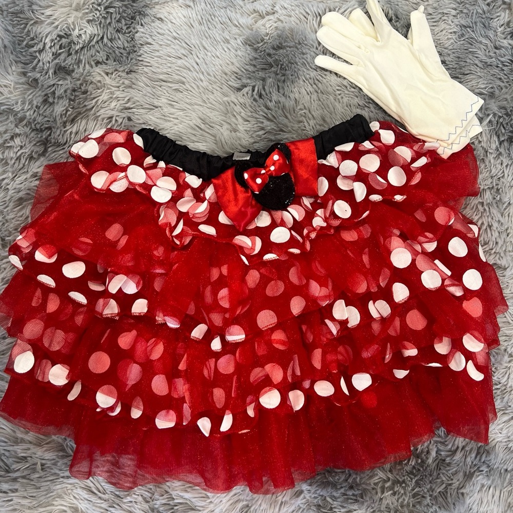 Disney Minnie Mouse Adult Tutu Skirt 1pc Costume - Womens One Size Fits Most
